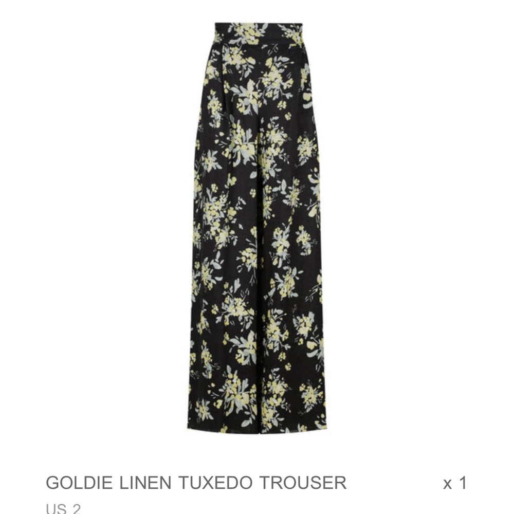 Goldie linen tuxedo trouser & top. Never worn, perfect condition
